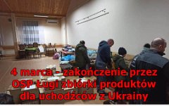 02- Zbiórka darów przez OSP Ługi dla uchodźców z Ukrainy 2022-03-04